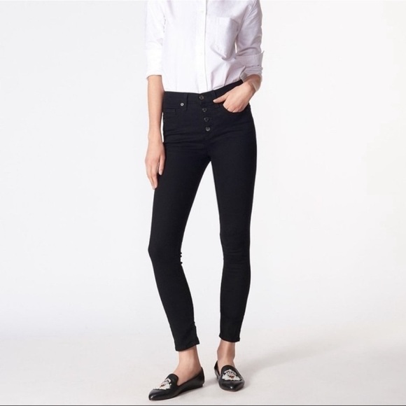 Veronica Beard Jeans Debbie Skinny High Rise Raven Black Size 24/00 - Picture 1 of 11